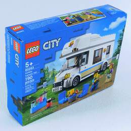 LEGO City Holiday Camper Van 60283 & Police Dog Unit 60241 Sealed alternative image