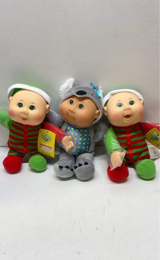 Lot of 3 Assorted Small Cabbage Patch Kids Doll image number 1