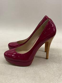 Michael Kors Pink Patent Leather Platform Heels - Chic and Elegant, Size 9 alternative image