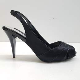 White House Black Fabic Heels Women's Size 8M