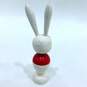 Vintage Kokeshi Wooden Hand Painted Bunny Rabbit Bobblehead Dolls image number 11
