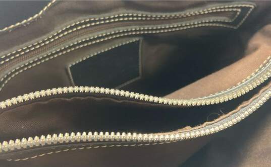 COACH 7776 Hampton Black Leather Shoulder Tote Bag image number 5