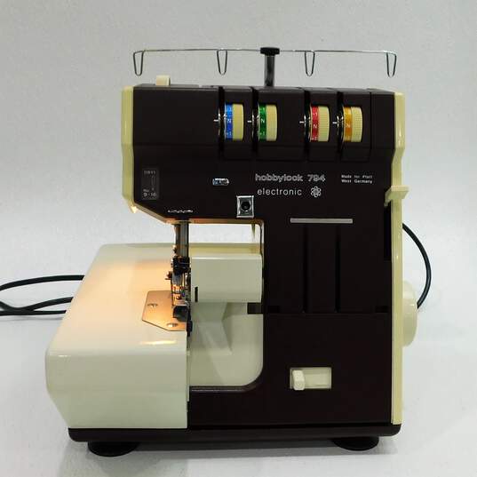Vintage Hobbylock 794 Electric Sewing Machine Serger w/ Travel Case image number 4