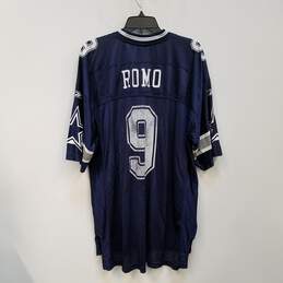 Mens Navy Blue Dallas Cowboys Tony Romo #9 Pullover Football NFL Size XL alternative image