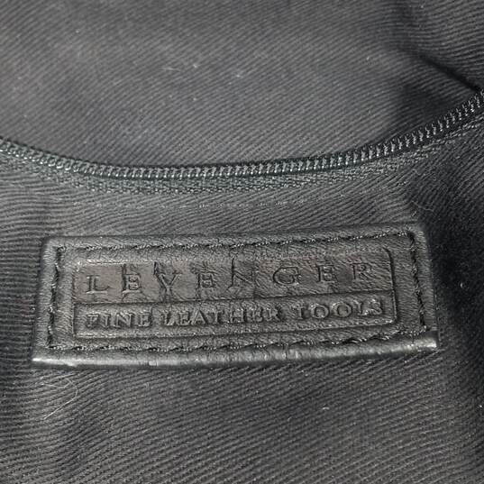 Levenger Black Leather Handbag image number 6