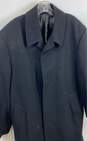 London Fog Mens Black Long Sleeve Collared Pockets Winter Overcoat Size 44 image number 3