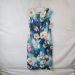 Maggy London Multicolor Floral Sleeveless Shift Dress WM Size 14 NWT alternative image