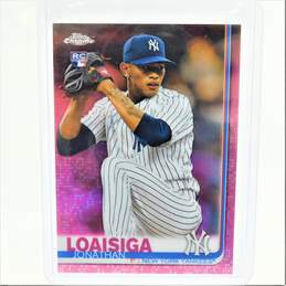 2019 Jonathan Loaisiga Topps Chrome Pink Refractor Rookie NY Yankees