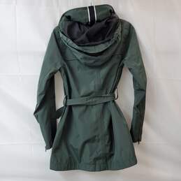 HH Helly Hansen Women's Green Trench Coat Buttoned Full-Zip Size XS alternative image