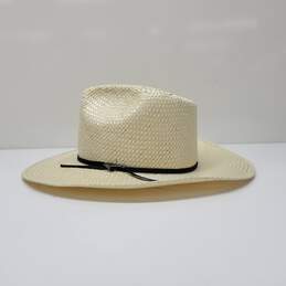 Stetson W7223-P 081 Cassidy 312 Shantung Wide Brim Hat in Natural Straw  7 1/4 alternative image