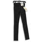 NWT Womens Black Denim Dark Wash Distressed High-Rise Skinny Jeans Size 26 image number 2