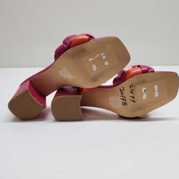 Nine West Gotit3 Heeled Sandals Pink & Orange Size 8.5M alternative image