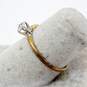 10K Yellow Gold Diamond Accent Ring 0.9g image number 3