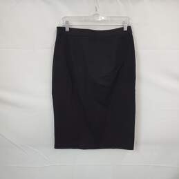 Banana Republic Black Cotton Blend Pencil Skirt WM Size 6 NWT