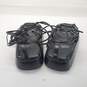 Jeffrey Campbell Women's Innovate Black Faux Leather Ankle Wrap Sandals Size 8.5 image number 3