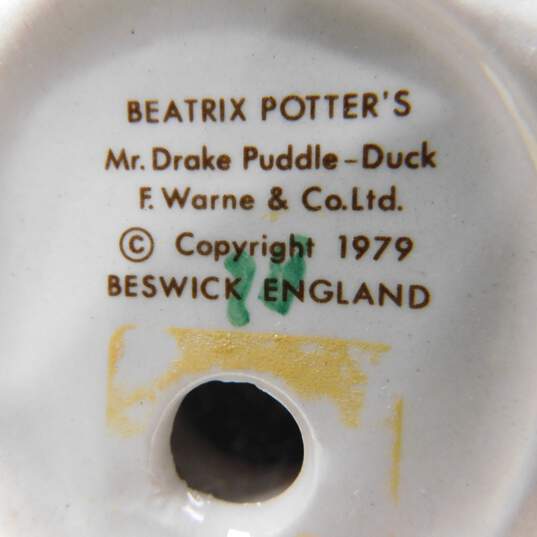 VNTG Beswick Beatrix Potter Figurines Rebeccah Puddle & Mr. Drake Puddle image number 4