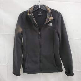 The North Face Black Zip Up Fleece Jacket Women's Size M