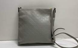 Kate Spade Gray Heart Embossed Leather Zip Crossbody Bag alternative image