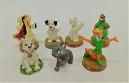 2002 McDonald Disney World & Porcelain Figures Aristocats Robin Hood Dalmatians