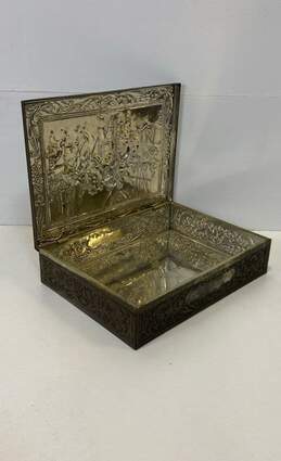 Vintage Biscuit Metal Tin Keepsake Box, Rembrandt N.V. Biscuitfabriek Holland alternative image