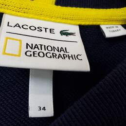 Lacoste National Geographic Navy Blue Sweatshirt Size 34 alternative image