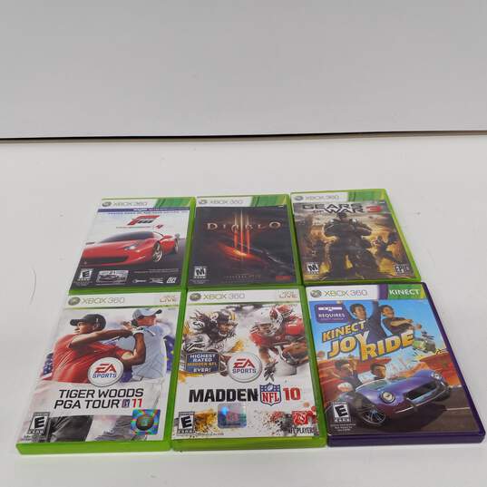 Lot of 6 Xbox 360 Games