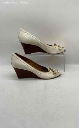 Tory Burch Womens White Shoes Size 9 M alternative image