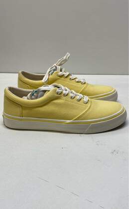 Toms Alpargata Fenix Canvas Lace Up Sneakers Yellow 7.5