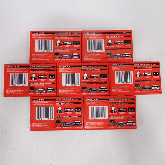 Lot of 7 Sealed  Blank 90min  UR Cassette Tapes image number 2