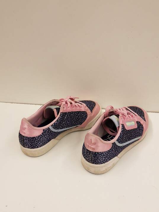 Adidas Continental 80 True Pink Glow Blue Women's Casual Shoes Size 7.5 image number 4