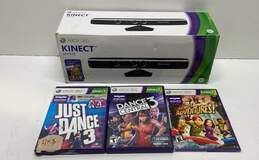 Microsoft Kinect Sensor for Xbox 360 Console W/ Games