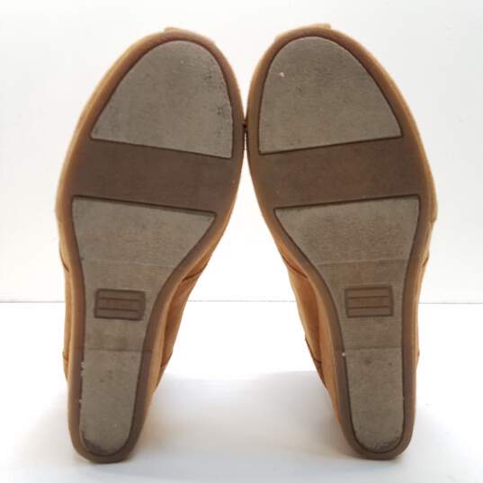 Toms Suede Desert Wedge Taupe 8.5 image number 6