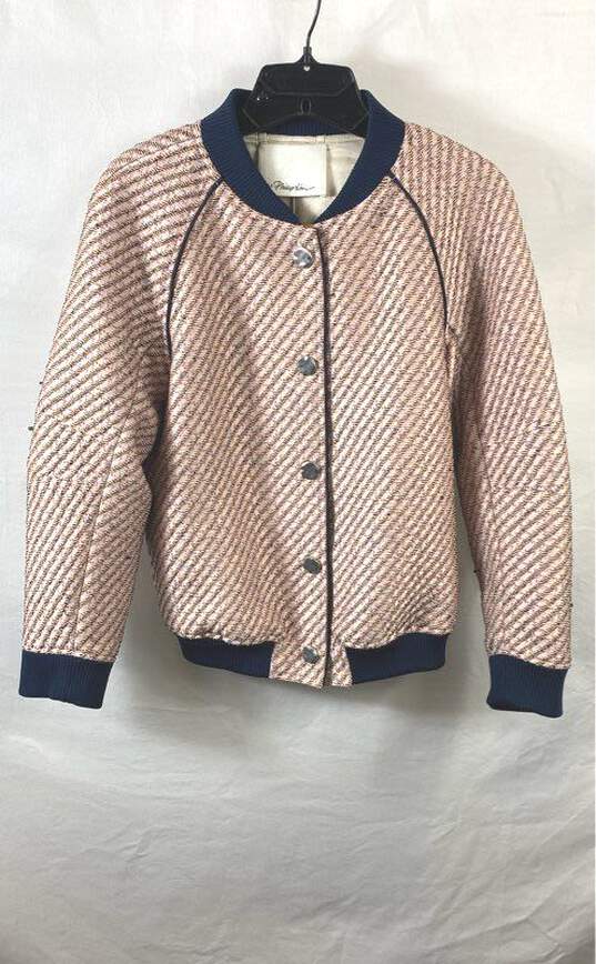 3.1 Phillip Lim Pink Tweed Jacket - Size Medium image number 1