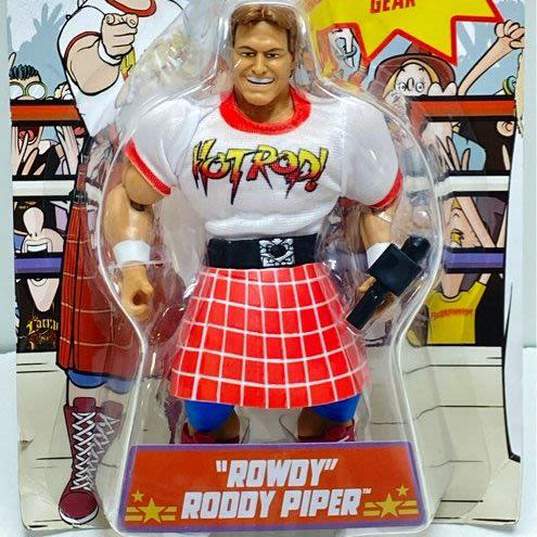 Mattel WWE Superstars "Rowdy" Roddy Piper Action Figure Series 7 Factory Sealed image number 2