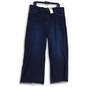 NWT Kut From The Kloth Womens Blue Denim Dark Wash Wide-Leg Jeans Size 16 image number 1