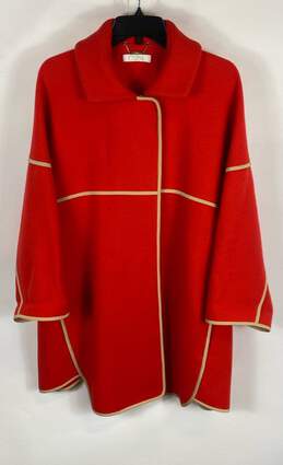 CHLOE Red Beige Detail Coat