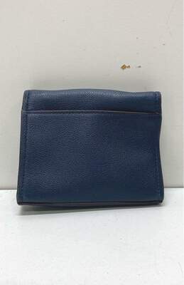 Michael Kors Navy Blue Leather Flap Turnlock Crossbody Bag alternative image