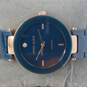 Anne Klein AK1018 Blue Ceramic And Rose Gold Tone W/Diamond Watch image number 2