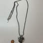 Designer Brighton Silver-Tone Chain Double Strand Heart Pendant Necklace image number 3