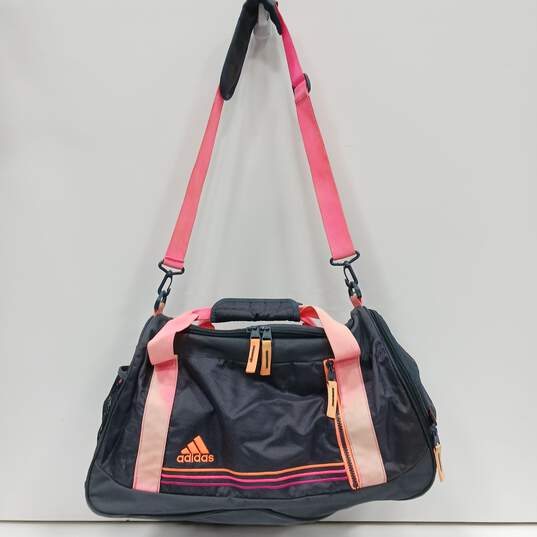 Adidas Black and Gray Duffle Bag image number 1