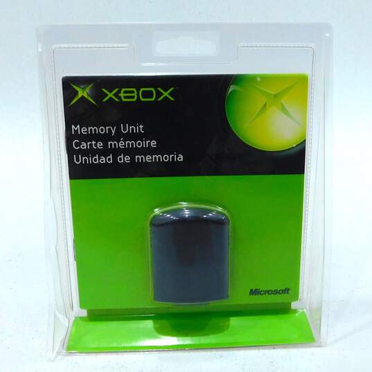 Xbox Memory Unit Sealed -Ripped On Side image number 1