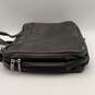 Kenneth Cole Reaction Mens Black Leather Suitcase Crossbody Laptop Bag image number 3
