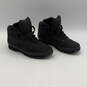 Mens Premium 6010B Black Lace Up Round Toe Ankle Combat Boots Size 10 image number 2