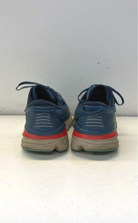 HOKA One One Bondi 7 Blue Athletic Shoe Men 9.5 image number 4