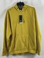 NWT Adidas Mens Yellow DP Daniel Patrick Heavy Pockets Pullover Hoodie Size L image number 1