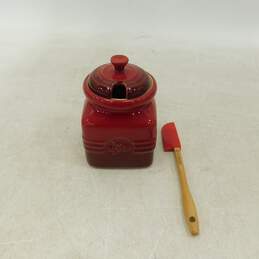 Le Creuset Red Ombre Berry Jam Jar & Silicone Spatula Set