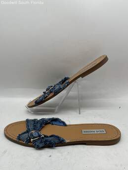 Steve Madden Ladies Blue Jean Sandals Size 7