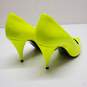 Saint Laurent Patent Leather Neon Yellow Pumps Size 36.5 AUTHENTICATED image number 4