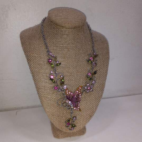 Bundle of Assorted Pink Fashion Jewelry image number 3