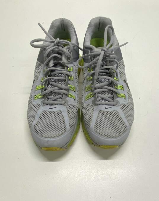 Nike Air Max+ 2013 Wolf Grey Volt Athletic Shoes Men's Size 10 image number 1